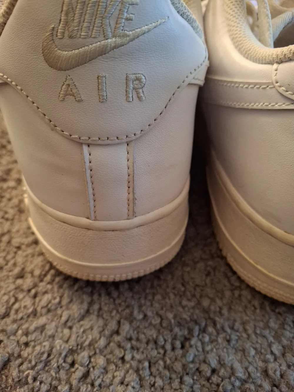 Nike Mens Classic White Air Force 1 Low-Top Sneakers Sz 12